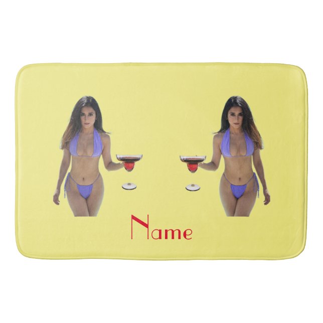 Tapis De Bain Bikini brun beauté Thunder_Cove (Devant)