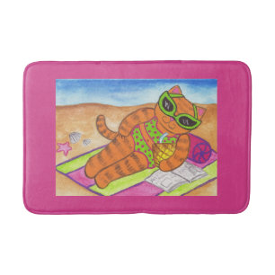 Tapis De Bain Bikini Chat Salle de bain Ruban Mat