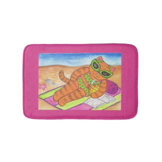 Tapis De Bain Bikini Chat Salle de bain Ruban Mat