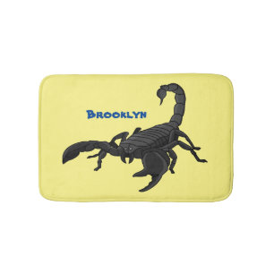Tapis De Bain Black hungry scorpion