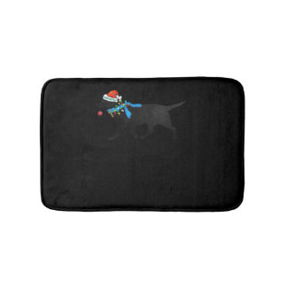 Tapis De Bain Black Lab Naughty Christmas Dog Classic T-Shirt