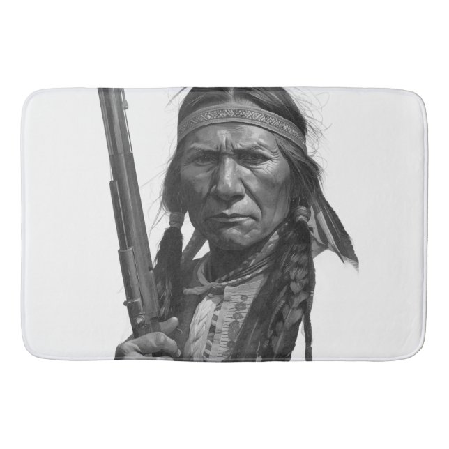 Tapis De Bain Black & White Geronimo (Devant)