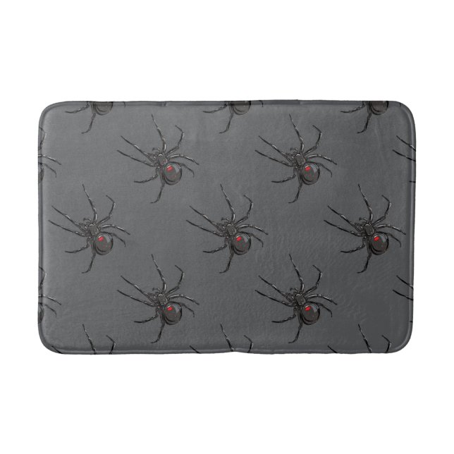 Tapis De Bain Black Widow Spider Dessin original (Devant)