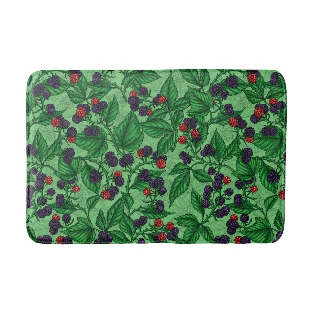 Tapis De Bain Blackberry en vert (Devant)