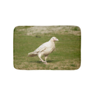 Tapis De Bain Blanc Rare (Esprit) Corbeau et Mat de bain Grass