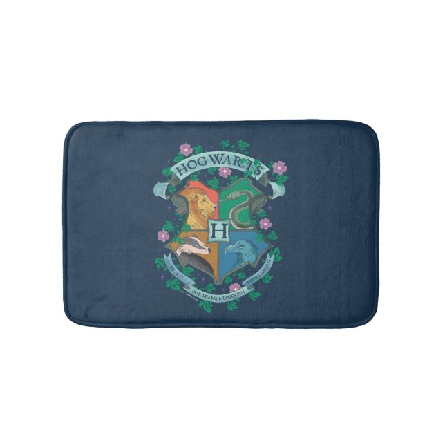 Tapis De Bain Blason floral HOGWARTS™ (Devant)