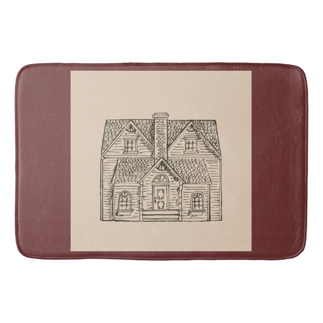 Tapis De Bain Bless This House avec modèle d'image (Devant)