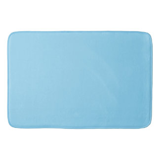 Tapis de bain bleu clair