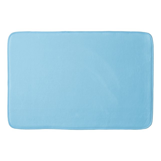 Tapis de bain bleu clair (Devant)