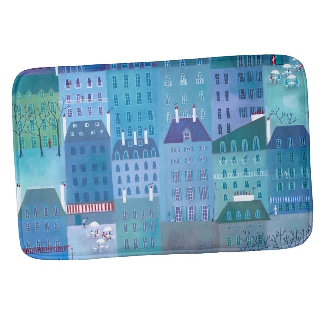 Tapis De Bain Bleu de Paris (Créateur téléchargé)