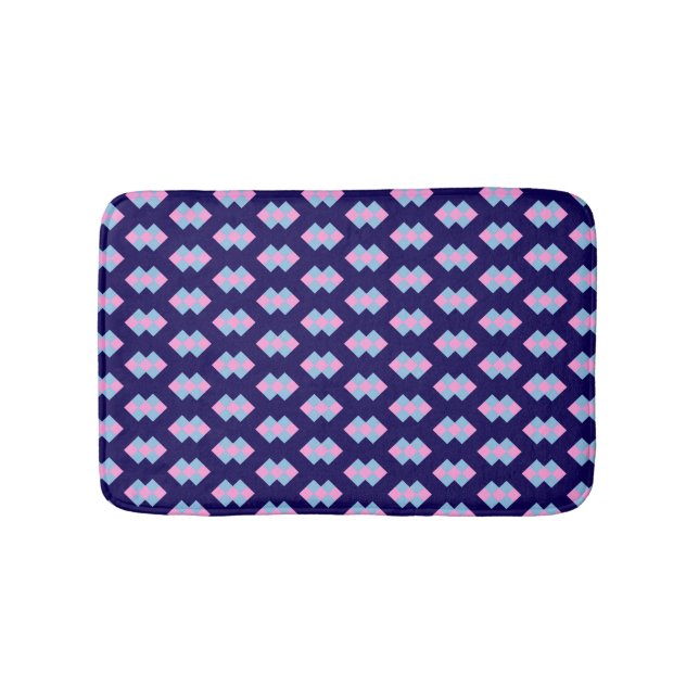 Tapis de bain Bleu Diamant (Devant)