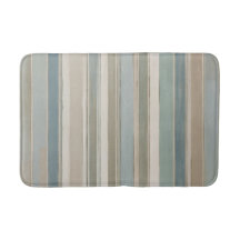 Bleu Duché Turquoise Sage Beige Stripe