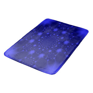 Tapis De Bain Bleu Éblouissant