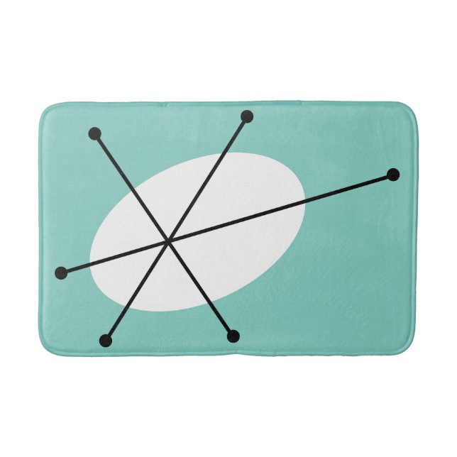 Tapis De Bain Bleu éblouissant (Devant)