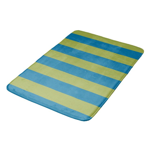 Tapis De Bain Bleu et vert (Angle)