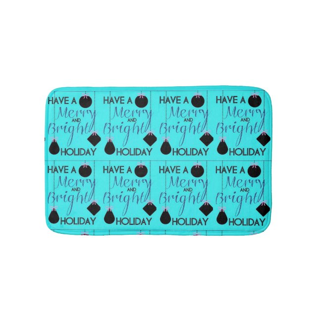 TAPIS DE BAIN BLEU **JEUX VACANCES** NOËL BAIN MAT (Devant)