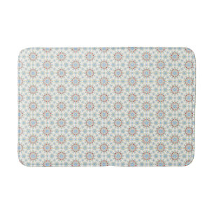 Tapis De Bain Bleu rouge et jaune