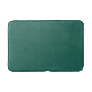 Tapis De Bain Bleu vert foncé (couleur solide)