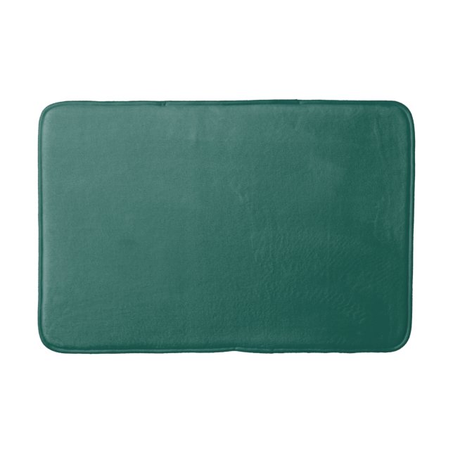 Tapis De Bain Bleu vert foncé (couleur solide) (Devant)