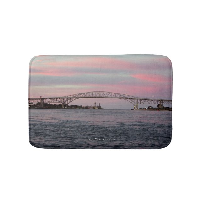 Tapis De Bain Bleu Water Bridge (Devant)