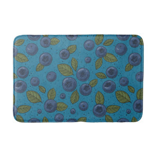Tapis De Bain Bleus sur bleu