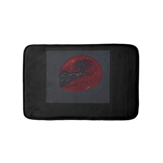Tapis De Bain Blood Moonlit Night Bath Mat (Devant)