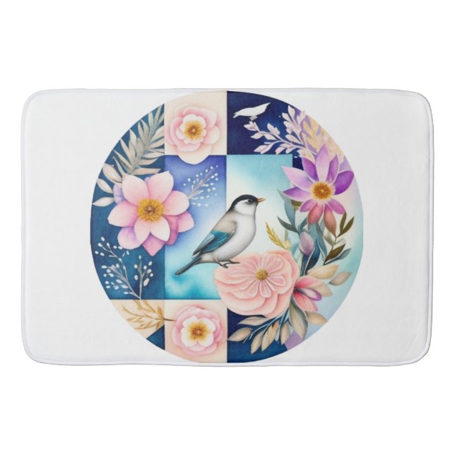 Tapis De Bain Blossom & Bird  (Devant)