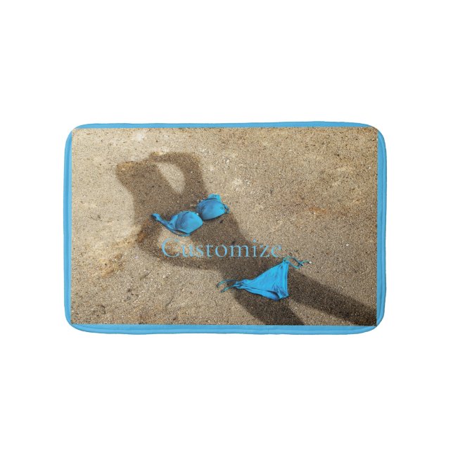 Tapis De Bain Blue Bikini Beach Sand Thunder_Cove (Devant)