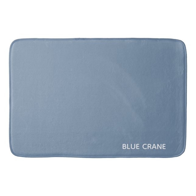 Tapis De Bain Blue Crane bleu color (Devant)
