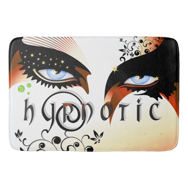 Tapis De Bain Blue Eyes Mode maquiller (Devant)