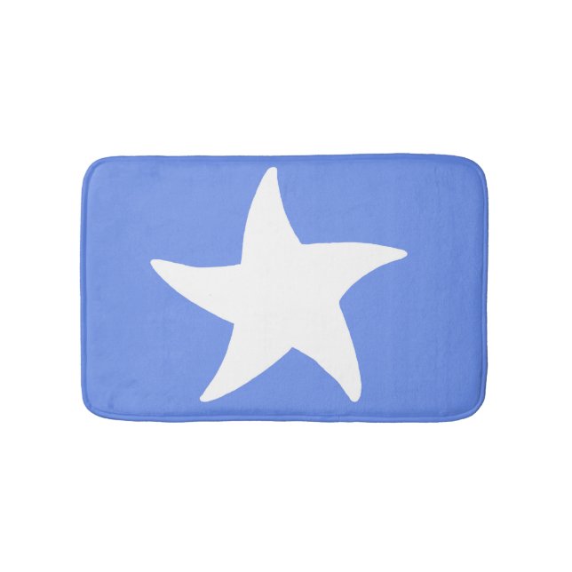 Tapis De Bain Blue Sea Star Salle de bain Mat (Devant)