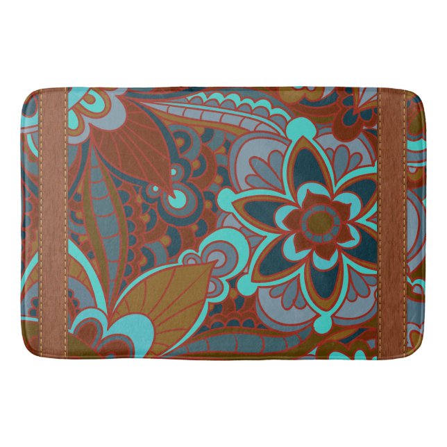 Tapis De Bain Boho, Rug Rustique (Devant)