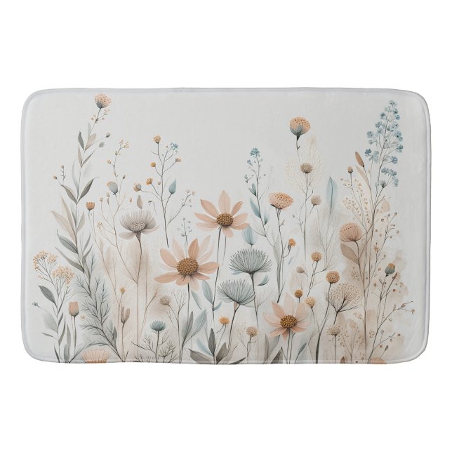 Tapis De Bain Boho Wildflower (Devant)