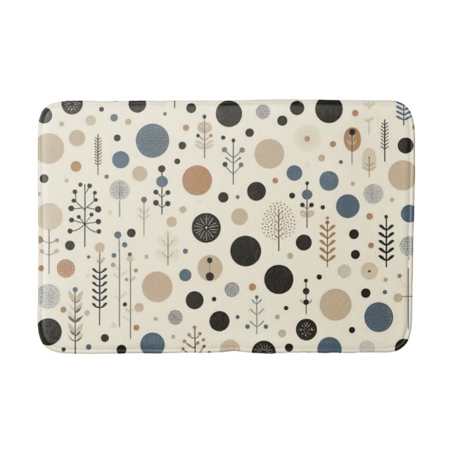 Tapis De Bain Bois Abstrait (Devant)