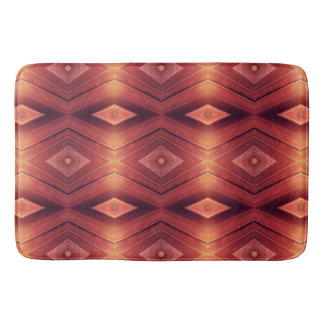 Tapis De Bain Bois Abstrait