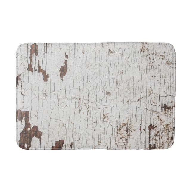 Tapis De Bain Bois blanc de Vintage (Devant)