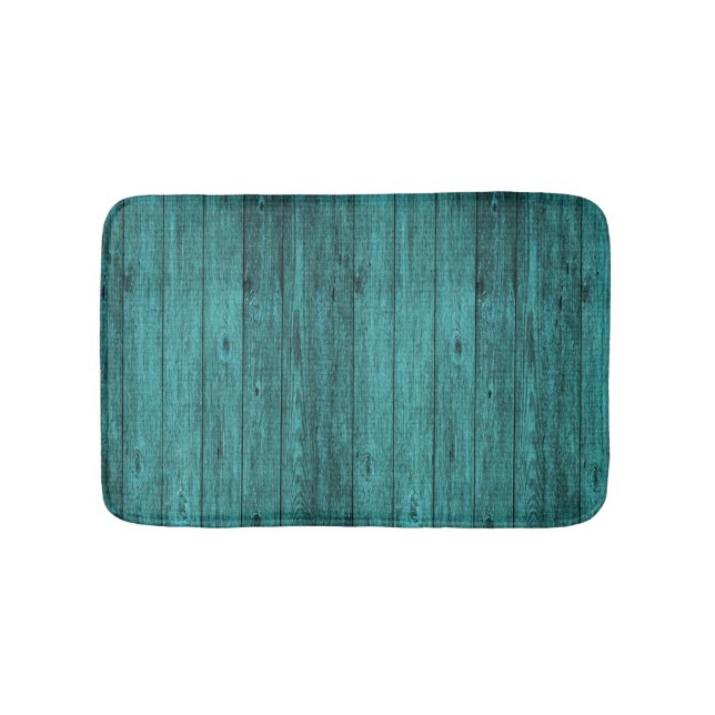 Tapis De Bain bois bleu (Devant)