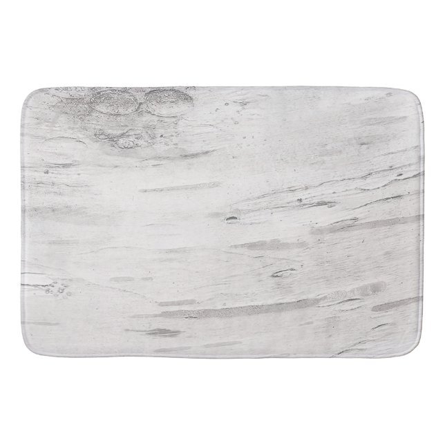 Tapis De Bain Bois de bouleau blanc rustique Pays Ferme Grange (Devant)