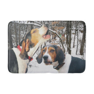 Tapis De Bain Bois de Milou de Coonhound de marcheur de Treeing