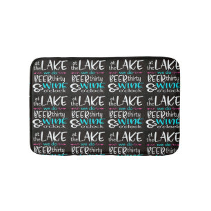 TAPIS DE BAIN **BOISSONS HUMOUR LAKE HOUSE** SALLE DE BAINS MAT