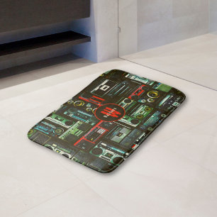 Tapis De Bain Boîtes rétro