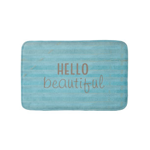 Tapis De Bain Bonjour Belle Chic Chic Et Design Tendance À Rayur