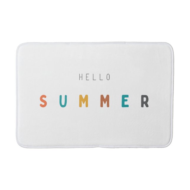 Tapis De Bain Bonjour été Bath Mat moderne (Devant)