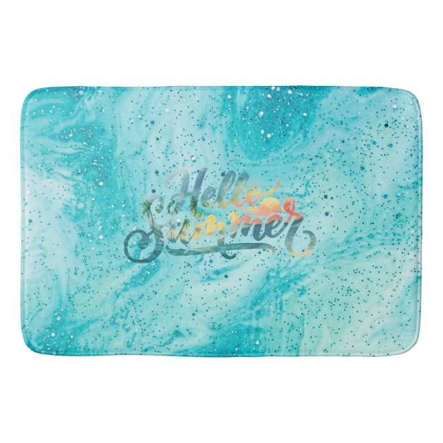 Tapis De Bain Bonjour l'été (Devant)