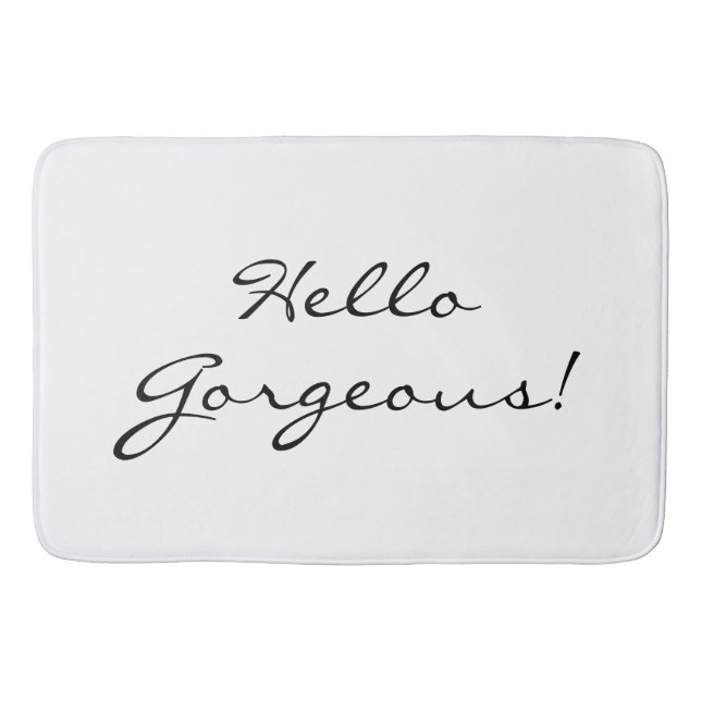 Tapis De Bain Bonjour magnifique grand (Devant)