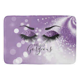 Tapis De Bain Bonjour magnifiques yeux de Parties scintillant vi