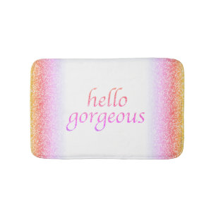 Tapis De Bain Bonjour sembler   lumineux Flirty magnifique de
