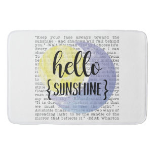 Tapis De Bain Bonjour Sunshine