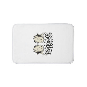 Tapis De Bain Boo Bees Modèle de abeille fantôme Halloween vinta