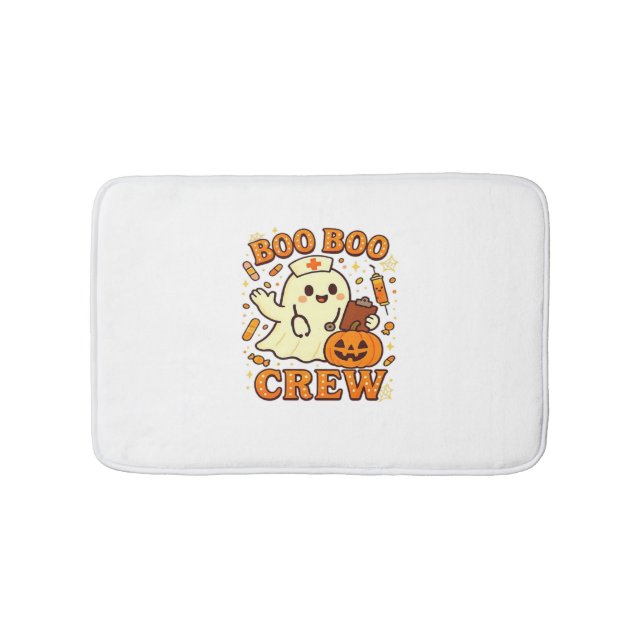 Tapis De Bain Boo Boo Infirmière d'équipage Funny Halloween Infi (Devant)